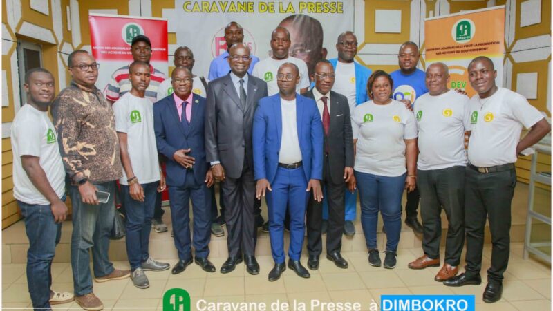 Caravane Médiatique dans le N’Zi : L’UJPAG-CI en Mission pour Mettre en Valeur le Développement Local