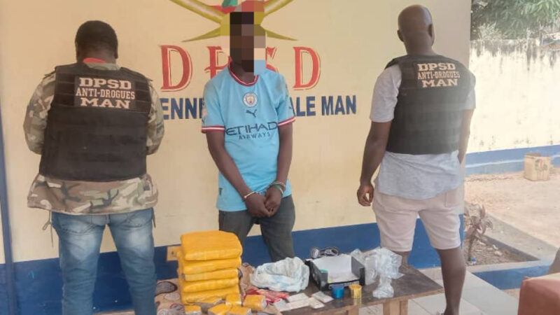 Trafic de drogue : Un présumé dealer tombe avec 6 kg de cannabis à Zouan-Hounien