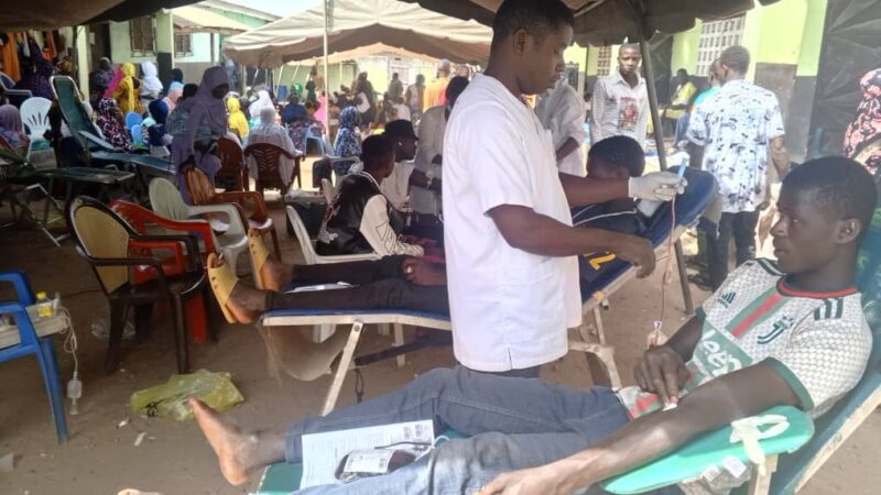 Guiglo / L&rsquo;association Ançar-dine apporte main forte au CNTS, avec des poches de sang