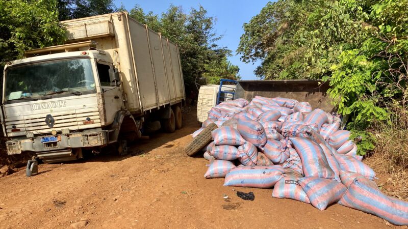 Côte d’Ivoire : La route Man-Kouibly coupée à la sortie de Nidrou