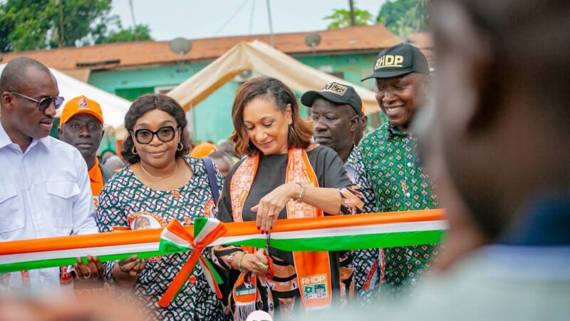 Daloa : Amaral Fofana rénove le siège du RHDP et rend hommage aux pionniers 