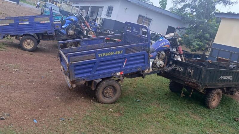 Duékoué / Un réseau de voleurs de tricycles démantelé par la Brigade Anti-Criminalité
