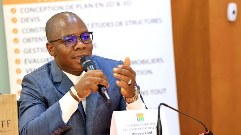 Promotion de l&rsquo;entrepreneuriat : Koné Kparagninin Idriss inspire la jeunesse à l&rsquo;Université Africaine de l&rsquo;Entrepreneuriat