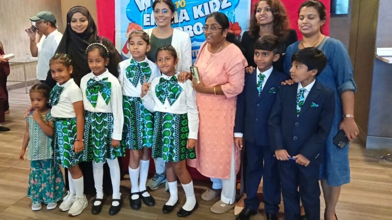Concours annuel de génie en herbe (Annual quiz compétition) les tous petits de la communauté Ektha s’affrontent