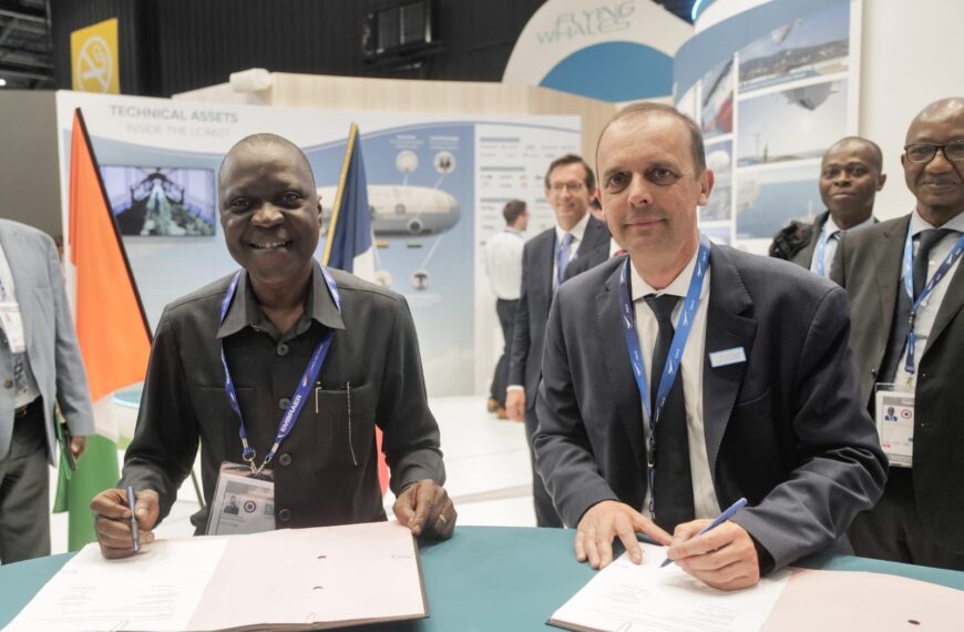 Invest In Bouaké : Amadou Koné et Sébastien BOUGON Président de Flying Whales renforcent leurs engagements ( Salon du Bourget)