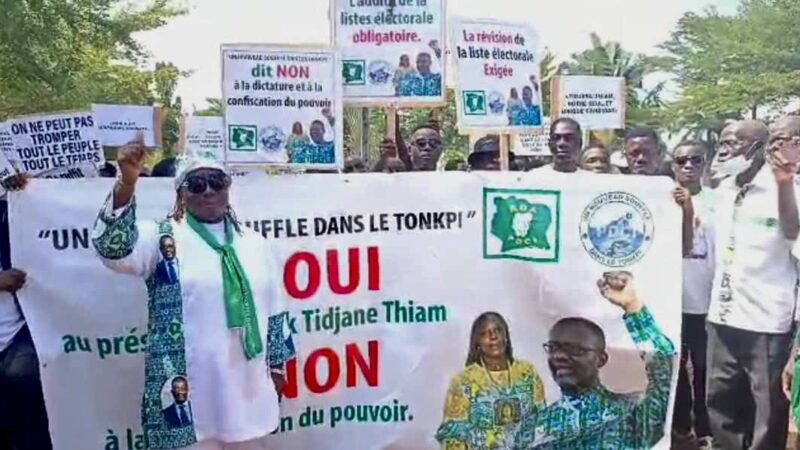 Mobilisation citoyenne à Man : « Un Nouveau Souffle dans le Tonkpi » dit non à l’injustice électorale