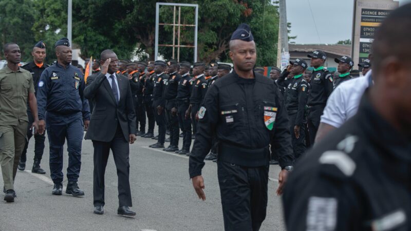 Bouaké : lancement de l’opération « Vacances sécurisées 10 » – Le maire Amadou Koné reconnaissant au Président de la République pour les efforts de sécurisation de Bouaké.