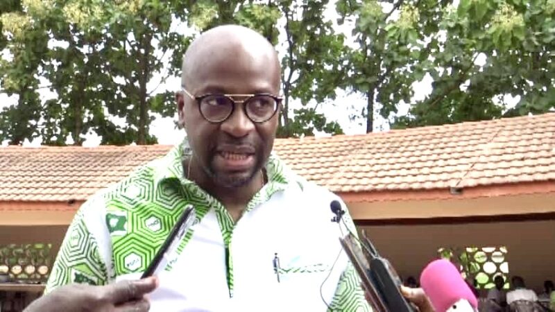 Man : Dr Bleu Lainé Raymond mobilise pour le parrainage de Tidjane Thiam