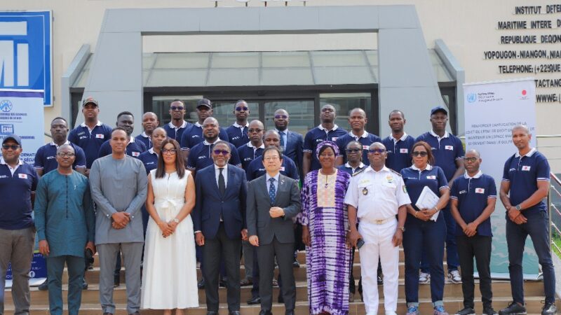 SECURITE MARITIME : LE JAPON ET L’ONUDC EQUIPENT L’ISMI EN MATERIEL TECHNIQUE POUR RENFORCER LES CAPACITES DES ACTEURS SECURITAIRES DU GOLFE DE GUINEE