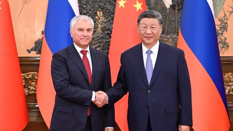 Xi Jinping rencontre le président de la Douma d&rsquo;Etat russe