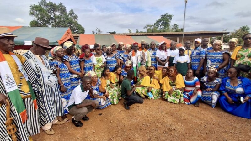 Zouan-Hounien / Développement local : la MUDEG remet officiellement les clés du château d’eau  aux populations 