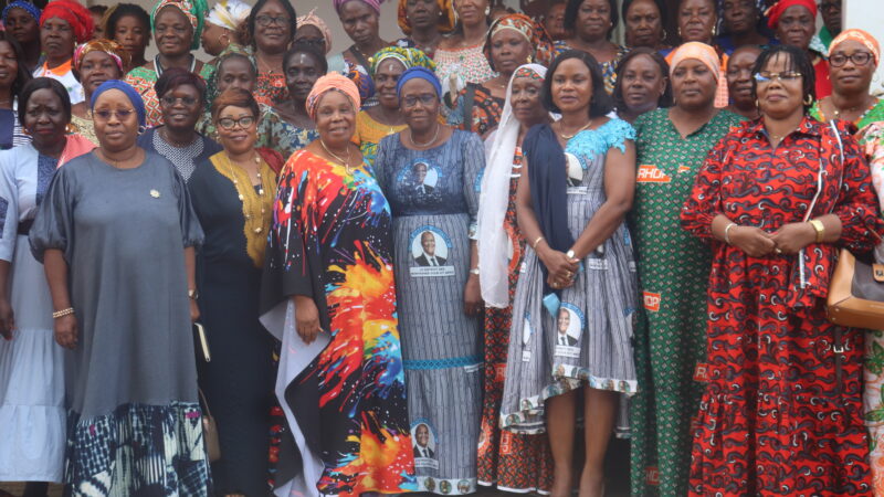 Man : Mahi Clarisse galvanise les femmes du Tonkpi pour une victoire éclatante d’Alassane Ouattara