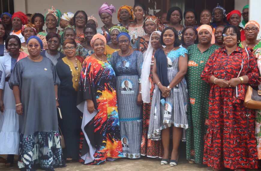 Man : Mahi Clarisse galvanise les femmes du Tonkpi pour une victoire éclatante d’Alassane Ouattara