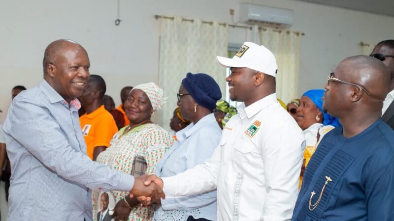 Présidentielle 2025 : Mabri Toikeusse accueille officiellement Luc Armand Bonahin au RHDP avec 8 000 partisans