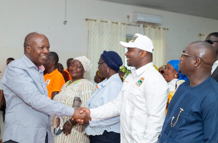 Présidentielle 2025 : Mabri Toikeusse accueille officiellement Luc Armand Bonahin au RHDP avec 8 000…