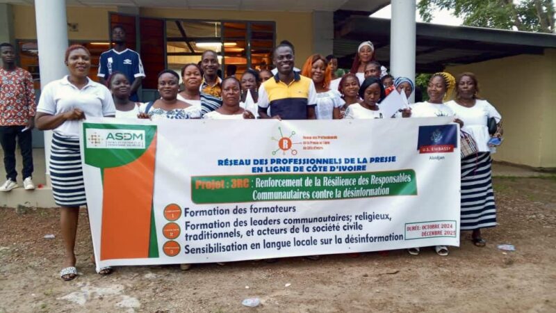 Man : un atelier du Repprelci pour promouvoir une information crédible et responsable