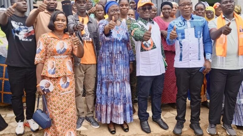 Campagne présidentielle 2025 : Bin-Houyé donne le ton dans le Tonkpi Sud