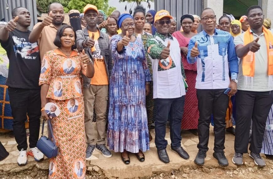 Campagne présidentielle 2025 : Bin-Houyé donne le ton dans le Tonkpi Sud