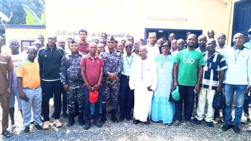 Danané : la police mobilise les organisations de jeunesse pour des élections législatives apaisées