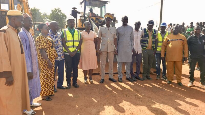 Zouan-Hounien : coup d’envoi des travaux de bitumage pour un nouveau visage de la commune