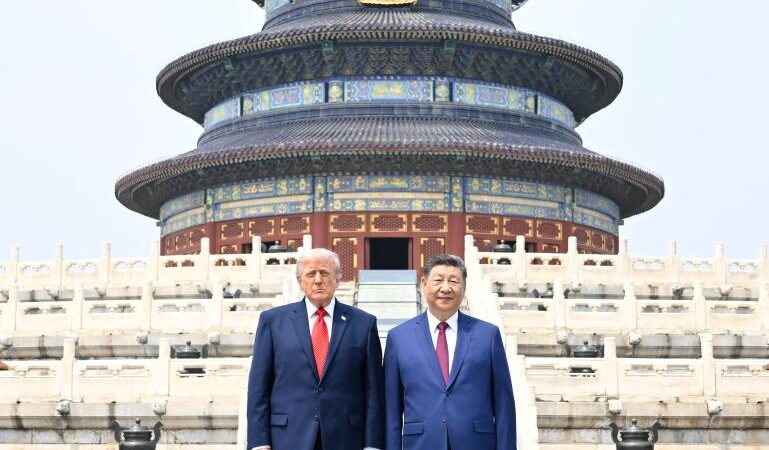 Xi Jinping et Donald Trump visitent le Temple du Ciel