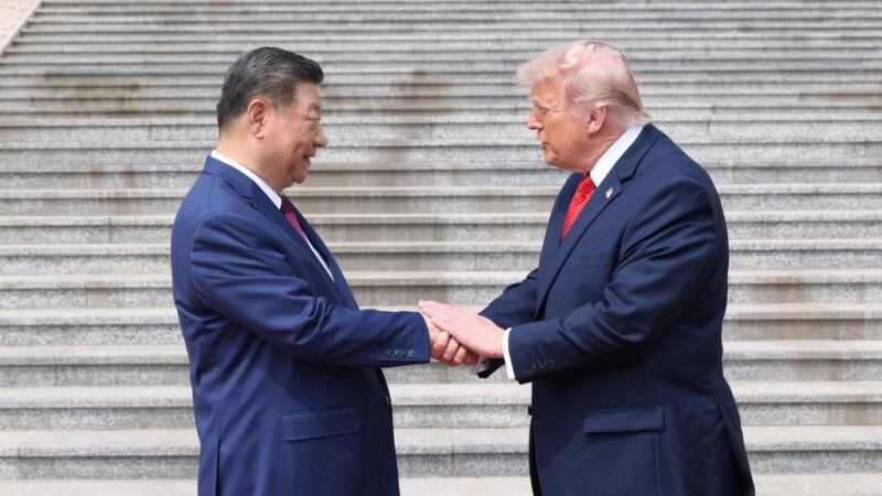 Xi Jinping préside une cérémonie de bienvenue pour Donald Trump