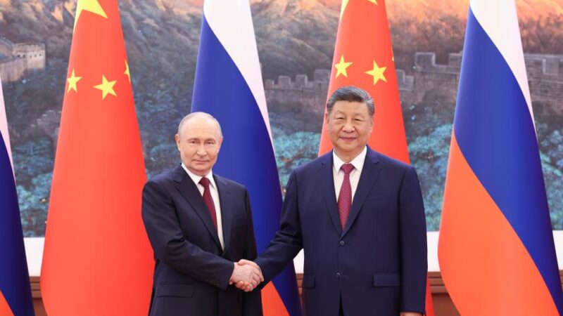 Xi Jinping s&rsquo;entretient avec Vladimir Poutine à Beijing