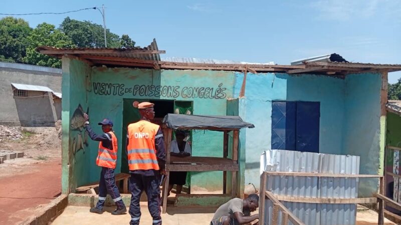 Fortes pluies à Biankouma : habitations et commerces endommagés, un blessé enregistré