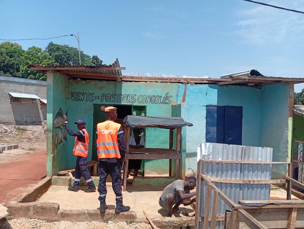 Fortes pluies à Biankouma : habitations et commerces endommagés, un blessé enregistré