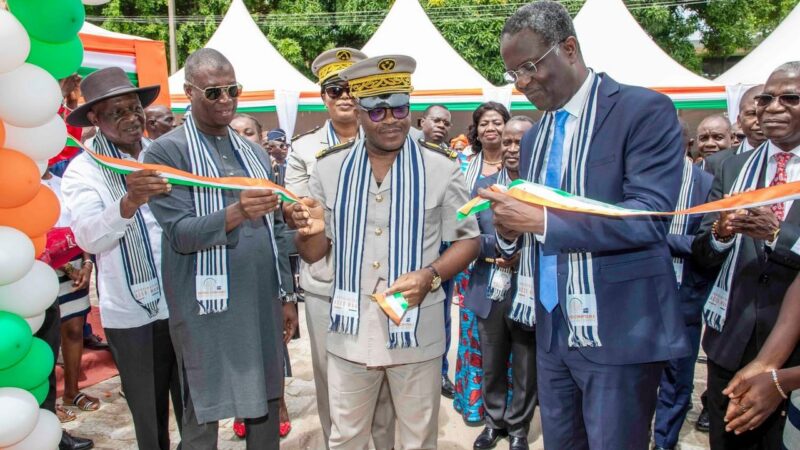 Tonkpi : l’Agence Comptable Centrale des Dépôts de Man officiellement inaugurée