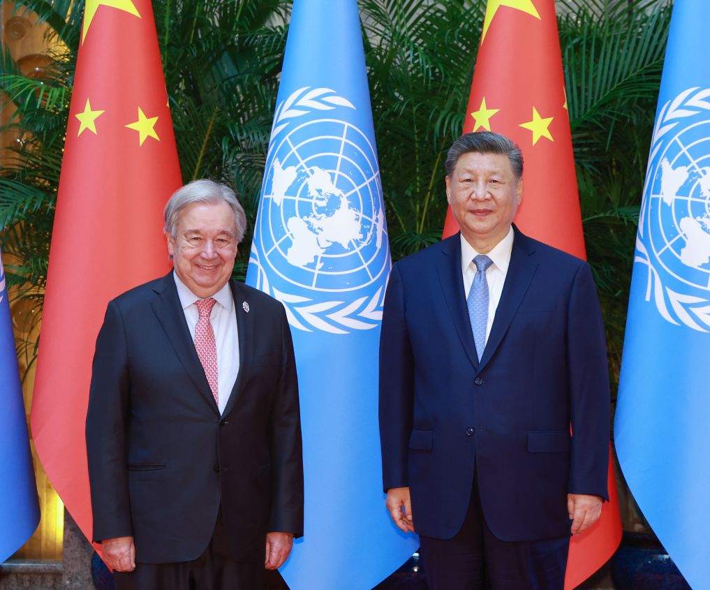 Xi Jinping exprime son soutien ferme à l’ONU lors d’une rencontre avec Antonio Guterres