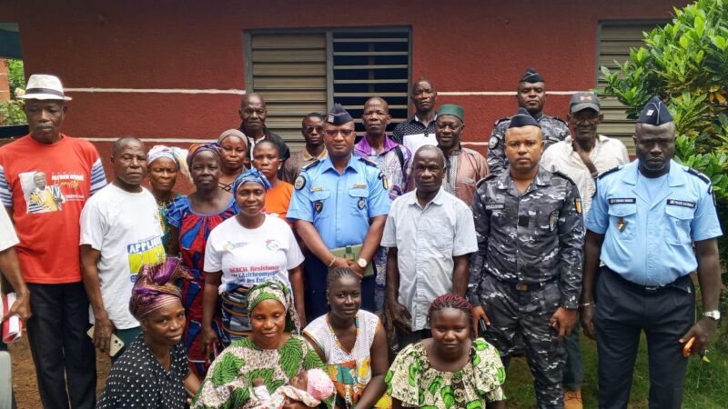 Danané : la Police nationale renforce le dialogue avec les habitants du quartier La Paix