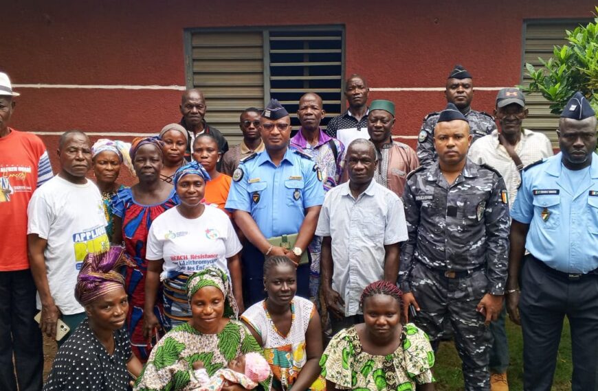 Danané : la Police nationale renforce le dialogue avec les habitants du quartier La Paix