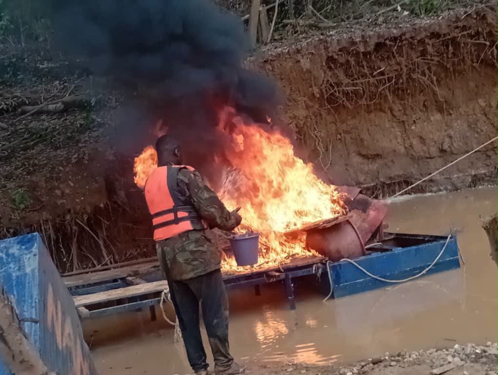 Nassian : plus de 3 000 équipements détruits dans la lutte contre l’orpaillage illégal sur le fleuve Comoé